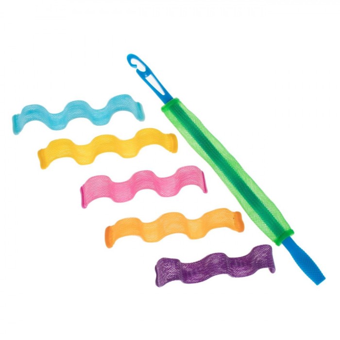 Bigudiuri Păr Ondulat, Omnia, Set 6 Bucăți, Multicolor