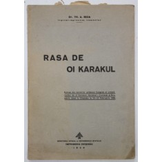 RASA DE OI KARAKUL de Dr. TH. A. NICA , 1939