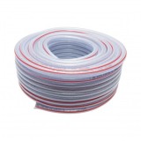 Furtun gradina PVC transparent 1/2 inch (12mm), PN9 bar, 12x18mm cu insertie textila impletita 50m/rola UZ INTENSIV