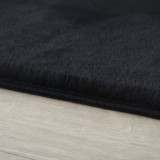 Cumpara ieftin Covor Pouffy V1 Negru 200 x 200cm