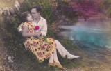Cuplu romantic intr-un cadru natural (scrisa 1921)