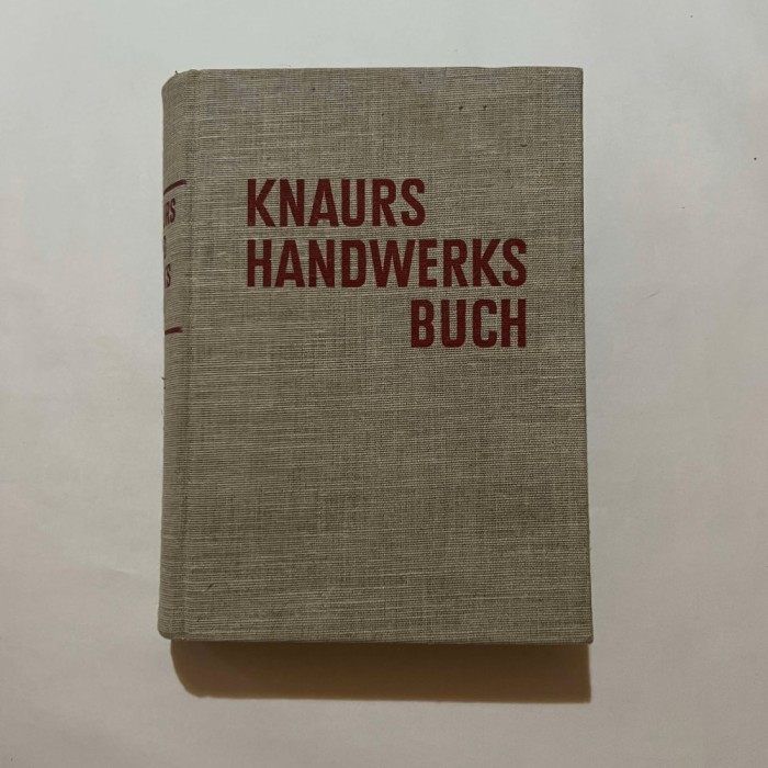 Gunther Voss - Knaurs Handwerksbuch
