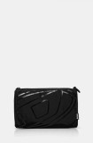 Diesel portfard DRAPE DRAPE POUCH wallet culoarea negru, X10283.P6333
