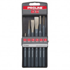 Set Dalti - Dornuri - Punctatoare Proline CR-VA Pentru Metal 6 Piese foto