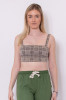 Top cropped in carouri Pull&amp;Bear, Bej, S