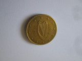 Irlanda 50 Euro Cent 2002, Europa, Cupru-Nichel