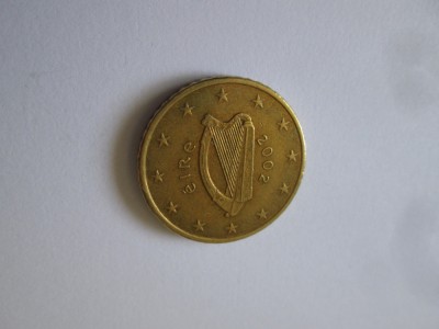 Irlanda 50 Euro Cent 2002 foto