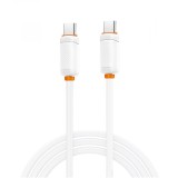 Cablu Date si Incarcare USB-C - USB-C XO Design NB-Q298, 240W, 1m, Alb