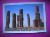 HOPCT 7104 RAZBOINICI TOLTECI IN BAZALT -TULA -MEXIC --AMERICA DE NORD -NECIRCULATA