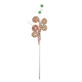 Cumpara ieftin Crenguta Craciun artificiala multicolora 14x6x64 cm