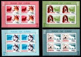 Romania 2001, LP 1551 a, Rase de caini, blocuri de 4, MNH! LP 19,20 lei, Nestampilat