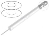 Cablu de s&acirc;rmă HookUp Wire litat cu silicon alb -40&divide;200&deg;C 5kV 30,5m