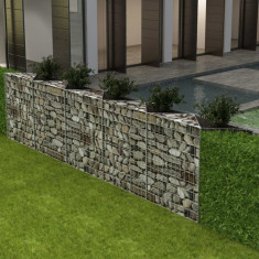 Cos gabion, 300 x 30 x 100 cm, otel galvanizat GartenMobel Dekor