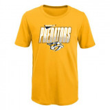Nashville Predators tricou de copii Frosty Center Ultra yellow - Dětsk&eacute; M (10 - 12 let)