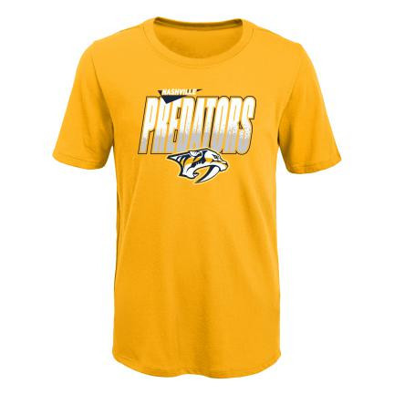 Nashville Predators tricou de copii Frosty Center Ultra yellow - Dětsk&eacute; XL (14 - 16 let)