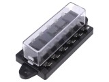 Ladă de siguranţe 30A, 19mm, 6 piste - SCI