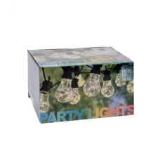 Ghirlanda luminoasa pentru exterior, 10 becuri, 80 LED, IP44, 75 m
