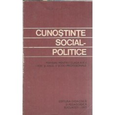 Cunostinte social-politice - Manual clasa a X-a - Ion Ardeleanu