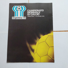 Poster de Fotbal - de Publicatia Guerrin Sportivo - Cupa Mondiala din 1978