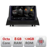 Navigatie Renault Megane 2 Android 12, 8GB RAM, 128GB, 2K QLED, 4G