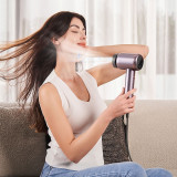 Uscator de par JIMMY Nano Ultrasonic Hair Dryer F8 (Purple Mauve), 110000rpm, 18l/s, display smart