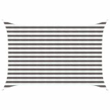 vidaXL P&acirc;nză de umbră Gri deschis și alb. 2 x 3 m HDPE 42032935