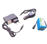 Incarcator Barca Plantat 7.4V + Acumulator 7.4V 12800mAh - Auto/Priza - Barcuta Navomodel Pescuit