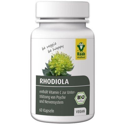 Rhadiola Rosea Bio 550Mg, 60 Capsule Vegane Fara Gluten foto