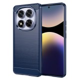 Husa Xiaomi Redmi Note 14 Pro 5G Techsuit Carbon Silicone, albastru