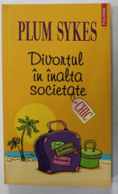 DIVORTUL IN INALTA SOCIETATE de PLUM SYKES , 2007 foto