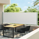 Copertina laterala retractabila de terasa, crem, 140x600 cm GartenMobel Dekor, vidaXL