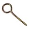 Set 100 carlige cu filet pentru lemn, metal, galben, ER121 KOD111, inel &Oslash; exterior 35 mm, lungime totala 103 mm