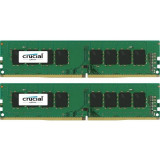 - DDR4 - kit - 32 GB: 2 x 16 GB - DIMM 288-pin - unbuffered, Crucial