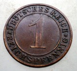 B.270 GERMANIA WEIMAR 1 REICHSPFENNIG 1935 A