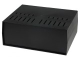 Carcasă ventilată neagră 294x217x120 mm, KRADEX