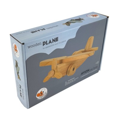 Joc educativ si creativ de asamblat si pictat Avion, Egmont Toys foto