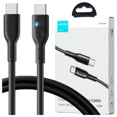 Cablu de date telefon, Joyroom, Universal, USB-C, 100 W, 1.2 m, Negru