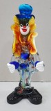 Clovn cu palarie albastra, Sticla de Murano, Italia, Secol XX