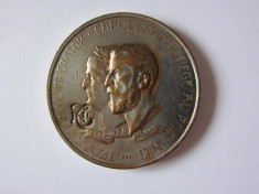 Rara! Medalia Expozitia Generală 1906 Bucuresti cu marcajul Casa Carniol foto