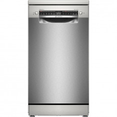 Masina de spalat vase Bosch SPS4HMI49E, 10 seturi, 6 programe, Home Connect, Silence Plus, Clasa E, 45 cm, Inox