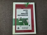 O STANASILA - LECTII DE ANALIZA MATEMATICA SI EXERCITII REZOLVATE , ED. 2 ,1996