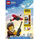 Lego City - Felsz&aacute;ll&aacute;sra k&eacute;szen - A pil&oacute;ta &eacute;s a t&aacute;vir&aacute;ny&iacute;t&oacute;s rep&uuml;lőg&eacute;pe - Szegedi R&oacute;za