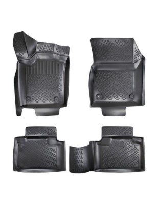 Set covorase auto din cauciuc tip tavita pentru Jeep Grand Cheeroke IV Wk2 2011- foto