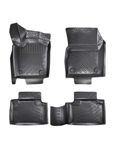 Set covorase auto din cauciuc tip tavita pentru Jeep Grand Cheeroke IV Wk2 2011-