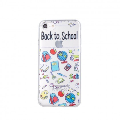 Husa Silicon SCHOOL, Apple iPhone 6 Plus / 6S Plus Model.3