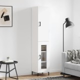 vidaXL Dulap &icirc;nalt, alb, 34,5x34x180 cm, lemn prelucrat