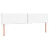 Cumpara ieftin Tablii de pat, alb, 200x5x78/88 cm, piele ecologica