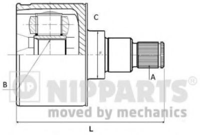 Kit cap planetara DAEWOO CIELO (KLETN) (1995 - 1997) NIPPARTS N2830900 foto