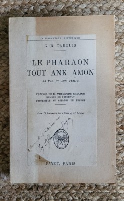 G.-R. Tabouis - Le pharaon Tout Ank Amon: sa vie et son temps (1929) foto