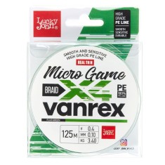 Fir Lucky John Vanrex MICRO GAME х4 Fluo Green 0,10mm/125m
